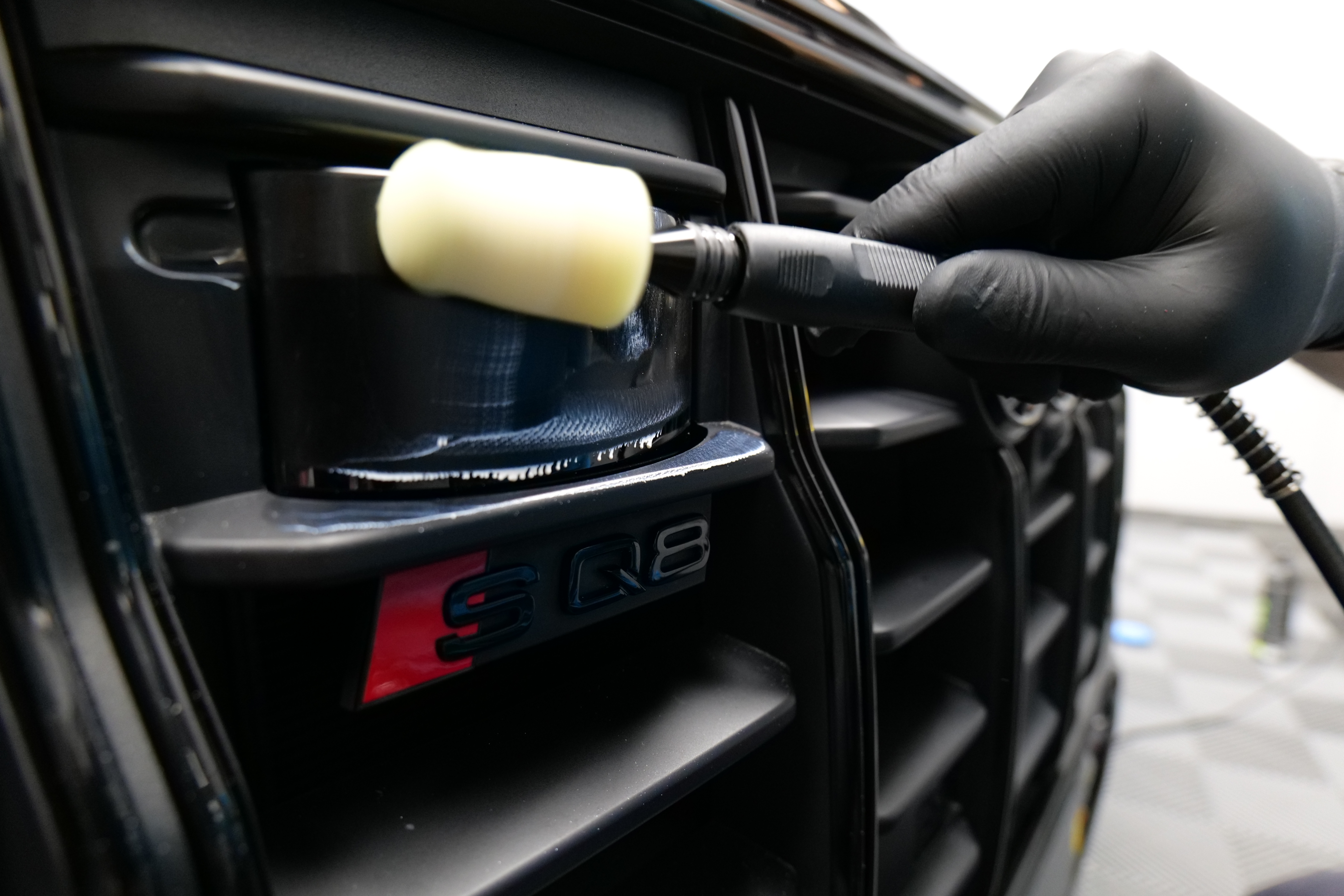 Machine polishing at Apex Car Studio